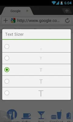 Text Sizer android App screenshot 0